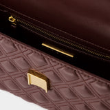 Fleming Small Shoulder Bag - Tory Burch - Leather - Brown