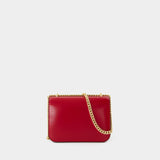 Eleanor Small Convertible Shoulder Bag - Tory Burch - Leather - Red