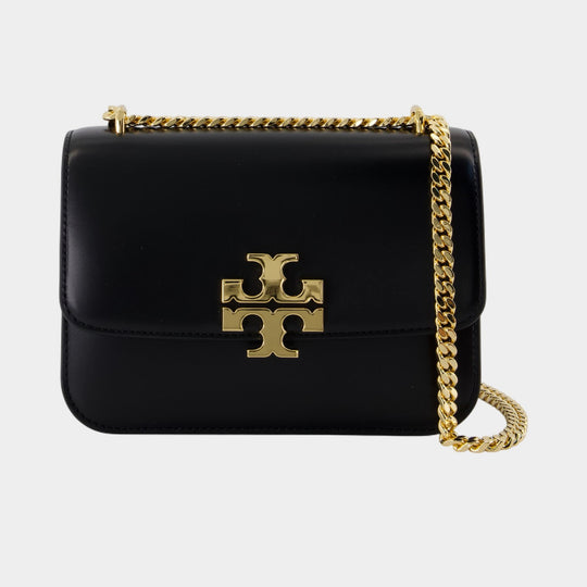 Eleanor Small Convertible Shoulder Bag - Tory Burch - Leather - Black