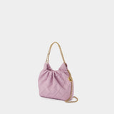 Fleming Mini Shoulder Bag - Tory Burch - Leather - Purple