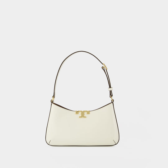 Eleanor Slim Shoulder Bag - Tory Burch - Leather - White