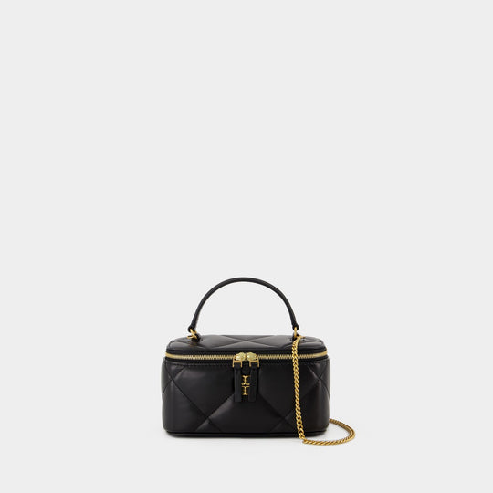 Kira Diamond Crossbody - Tory Burch - Leather - Black