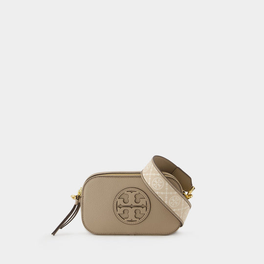 Miller Mini Crossbody - Tory Burch - Leather - Beige