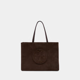 Ella Shopper Bag - Tory Burch - Leather - Brown