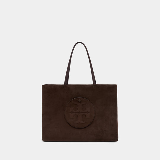 Ella Shopper Bag - Tory Burch - Leather - Brown