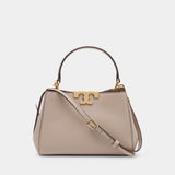 Eleanor Mini Satchel Purse - Tory Burch - Leather - White