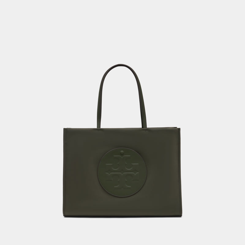 Ella Tote Shopper Bag - Tory Burch - Nylon - Green