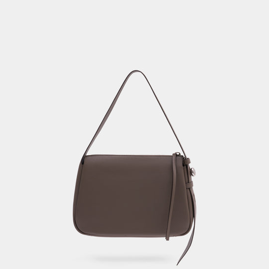 Romy Shoulder Bag - Tory Burch - Leather - Taupe