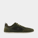 Travel Sneakers - Tory Burch - Leather - Khaki