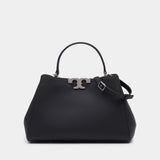 Eleanor Satchel Purse - Tory Burch - Leather - Black