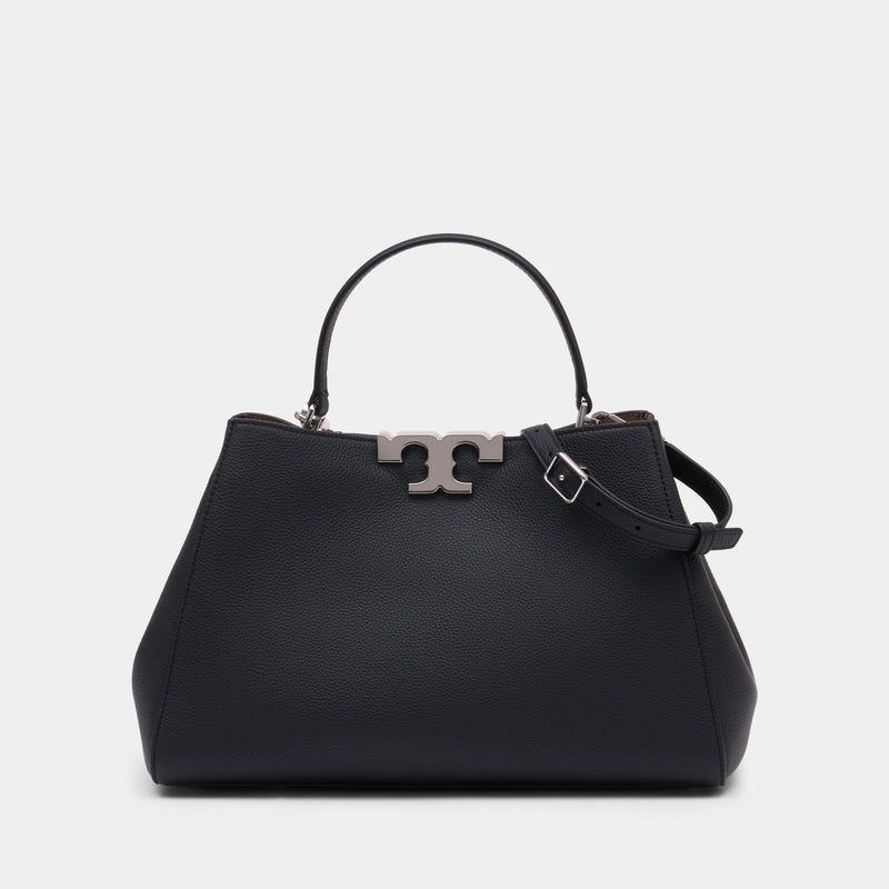 Eleanor Satchel Purse - Tory Burch - Leather - Black