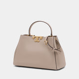 Eleanor Satchel Purse - Tory Burch - Leather - White