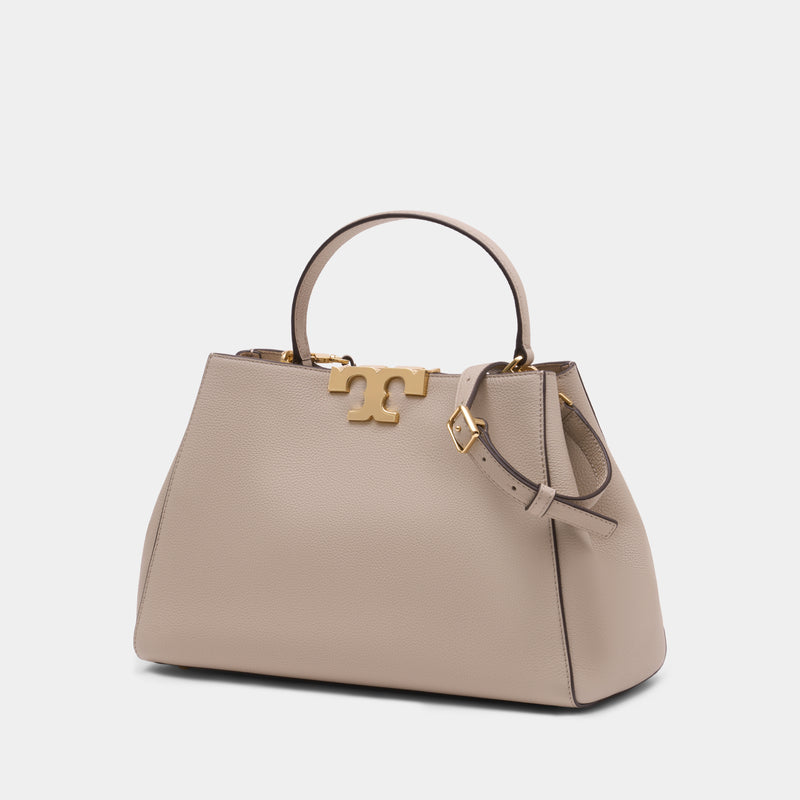 Eleanor Satchel Purse - Tory Burch - Leather - White
