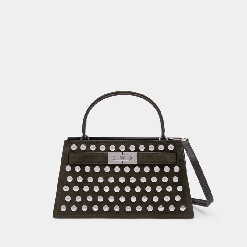 Lee Radziwill Mini Top Handle Purse - Tory Burch - Leather - Khaki