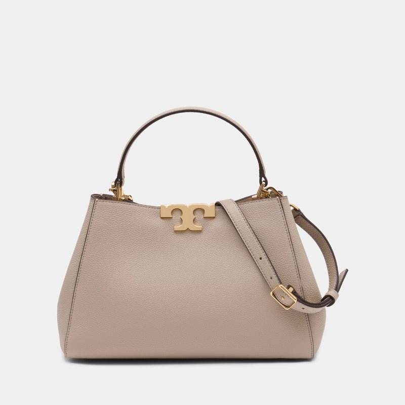 Eleanor Medium Satchel Purse - Tory Burch - Leather - White