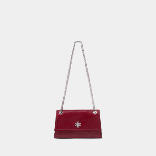 Kira Turnlock Mini Shoulder Bag - Tory Burch - Leather - Red