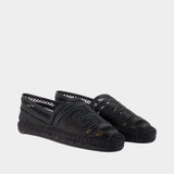 Open Weave Espadrilles - Tory Burch - Viscose - Black