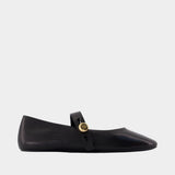 Romy Mary Janes - Tory Burch - Leather - Black
