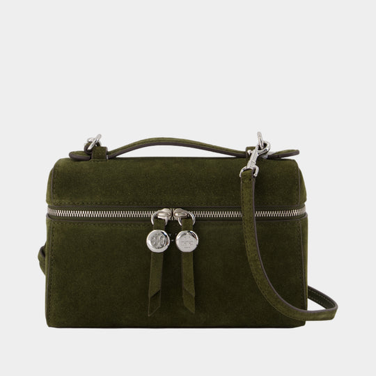 Romy Slim Top Handle Purse - Tory Burch - Leather - Green