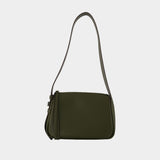 Romy Small Shoulder Bag - Tory Burch - Leather - Khaki