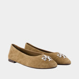Charlie Ballerinas - Tory Burch - Leather - Brown