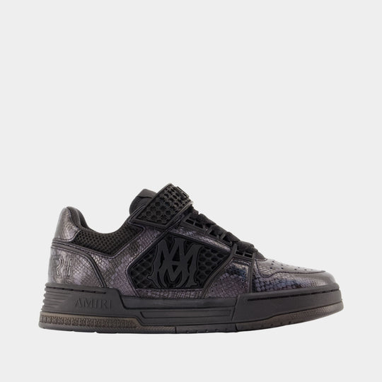 Python Ma Skyline Sneakers - Amiri - Leather - Black