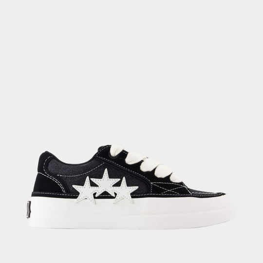 Glitter Sunset Skate Sneakers - Amiri - Leather - Black