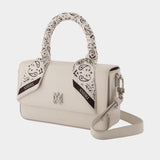 Micro Long Ma Purse - Amiri - Leather - Beige
