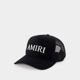 Trucker Cap - Amiri - Cotton - Black