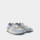 Two-Tone Skel Top Low Sneakers - Amiri - Leather - Blue/White