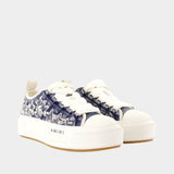 Court Low Sneakers - Amiri - Cotton - Blue