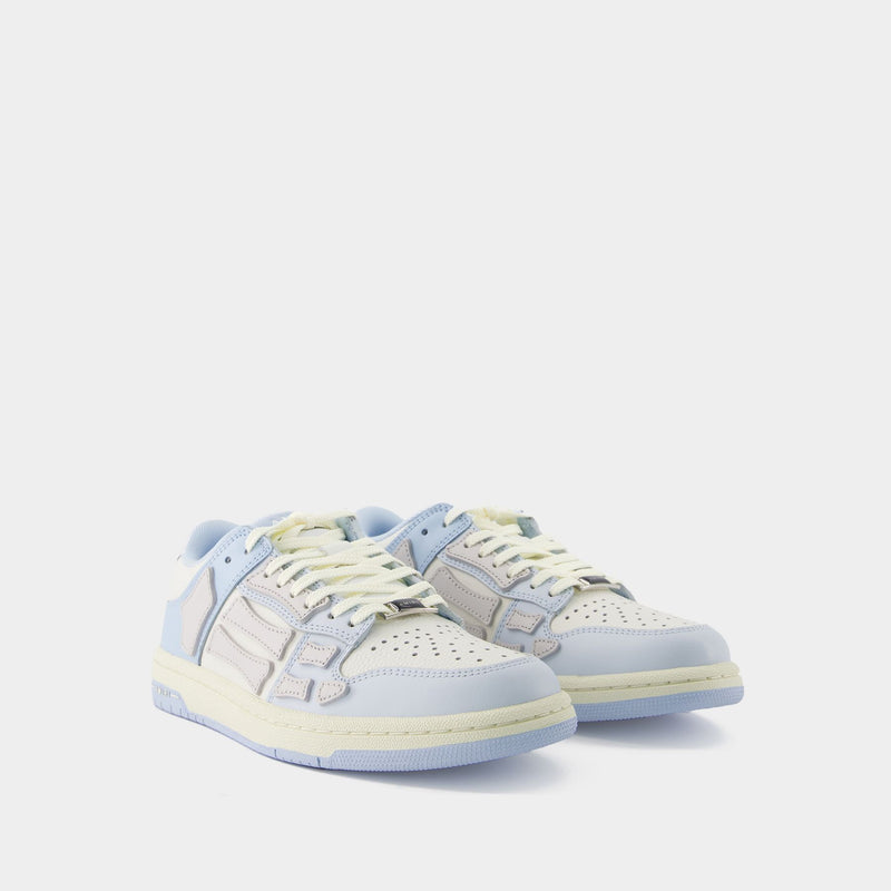 Two-Tone Skel Top Low Sneakers - Amiri - Leather - Blue/White