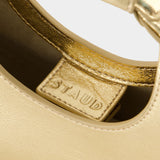 Good Night Moon Bag - Staud - Leather - Gold