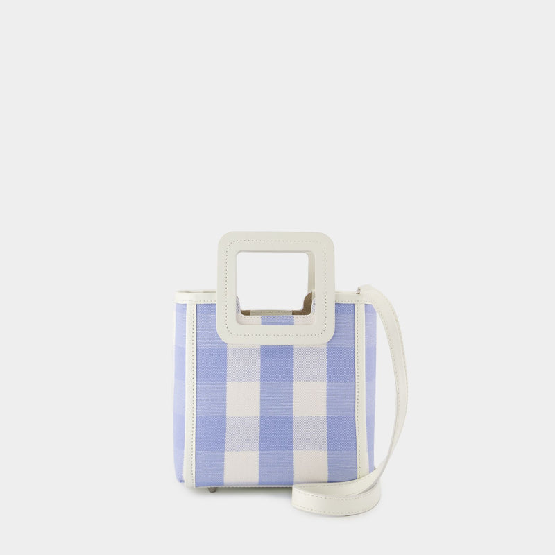 Mini Shirley Bag - Staud - Leather - Blue