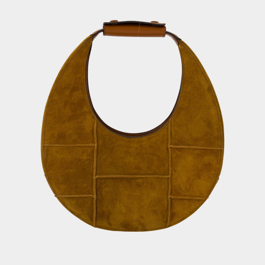 Moon Bag - Staud - Leather - Brown