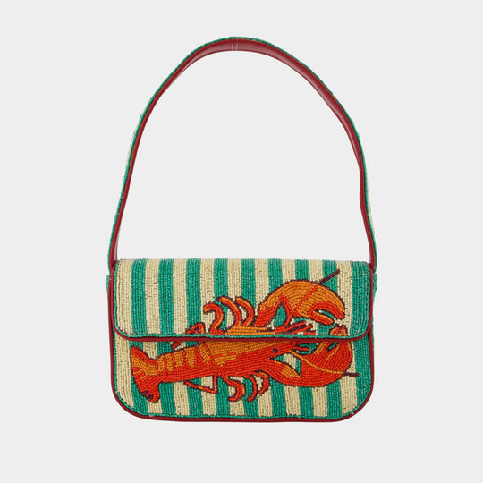 Tommy Beaded Shoulder Bag - Staud - Synthetic - Multicolor