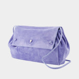 Cy Convertible Handbag – Staud – Leather – Purple