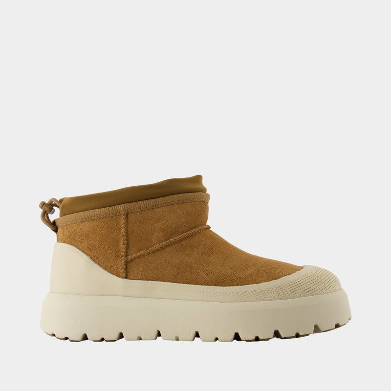 Cl Ultra Mini Weather Hybrid Ankle Boots - UGG - Leather - Brown