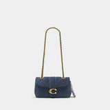 Tabby Chain 20 Shoulder Bag - Coach - Leather - Blue
