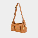 The  Originals Turnlock Haversack Shoulder Bag - Coach - Leather - Brown