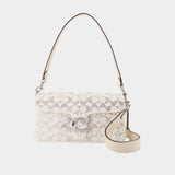 Soft Crystal Tabby 26 Shoulder Bag - Coach - Leather - Beige