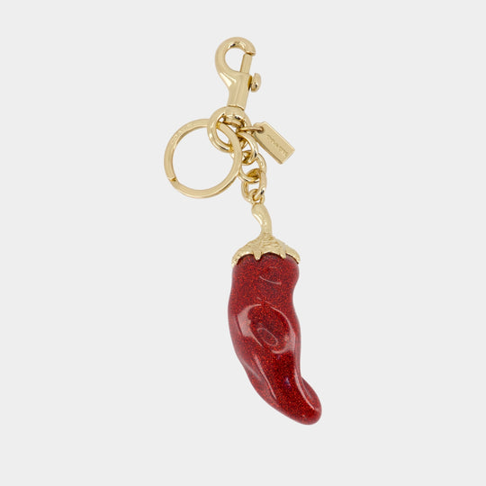 Chili Pepper Charm - Coach - Acrylic - Red