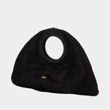 Thais Top Handle Bag - Cult Gaia - Raffia - Black