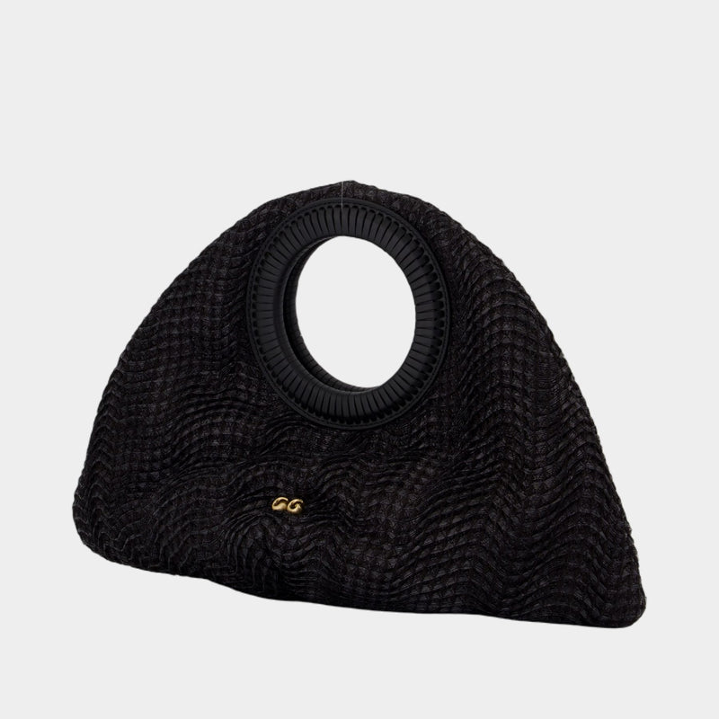 Thais Top Handle Bag - Cult Gaia - Raffia - Black