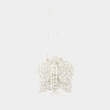Giula Wristlet Bag - Cult Gaia - Leather - White