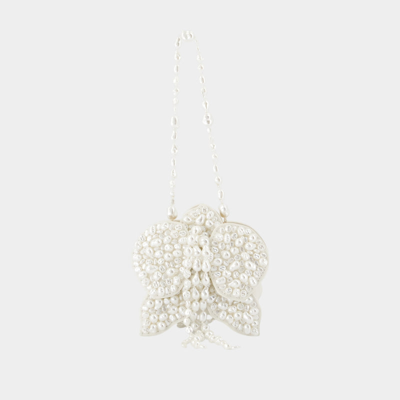 Giula Wristlet Bag - Cult Gaia - Leather - White