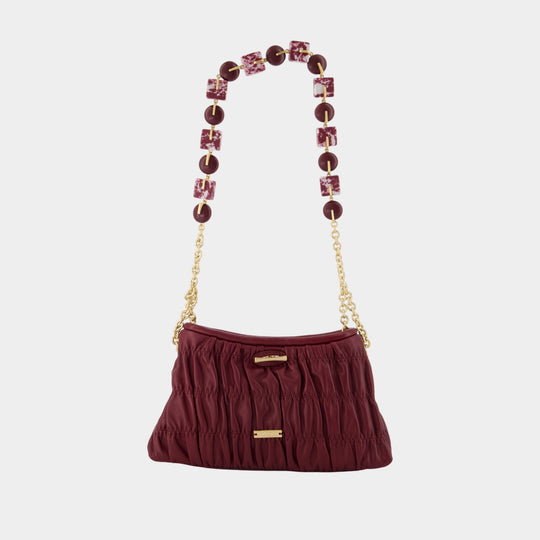 Kiraz Mini Clutch - Cult Gaia - Leather - Burgundy