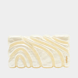 Aura Clutch - Cult Gaia - Acrylic - Ivory