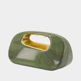 Amara Clutch - Cult Gaia - Acrylic - Green