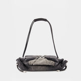 Scrunch-D Small Shoulder Bag - DIESEL - Cotton - Grey